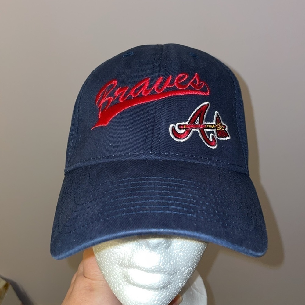 Fan Favorite Genuine MLB Merchandise Atlanta Braves Navy Baseball Cap Hat OS